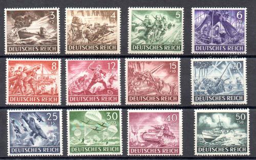 Alemania Imperio N&ordm; Yvert 748/759<br />
&nbsp;N&ordm; Michel 831/42 (**)
